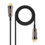 Nanocable Cable HDMI 2.0 AOC Macho a Macho 10m - 4K@60Hz 18Gbps HDR HDCP 2.2 - Negro