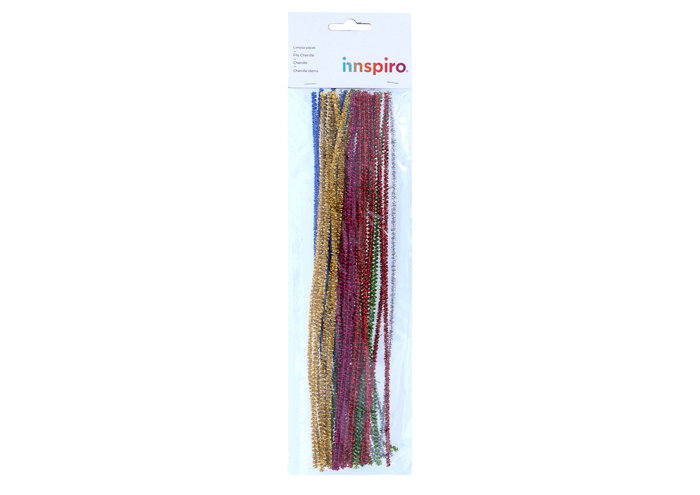 Innspiro Limpiapipas de Chenilla Metálica Mix Colores 3mm x 30cm 40u