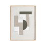 Cuadro Mix Tallado&Print 2/M Verde 52 X 3,50 X 72 cm (Set de 2)