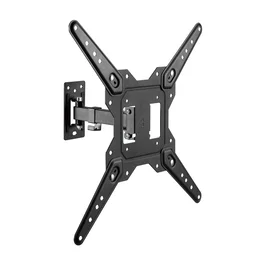 AISENS Soporte Eco Giratorio e Inclinable para Monitor/TV 30 kg (2 Pivotes) de 23 a 55 Pulgadas Negro
