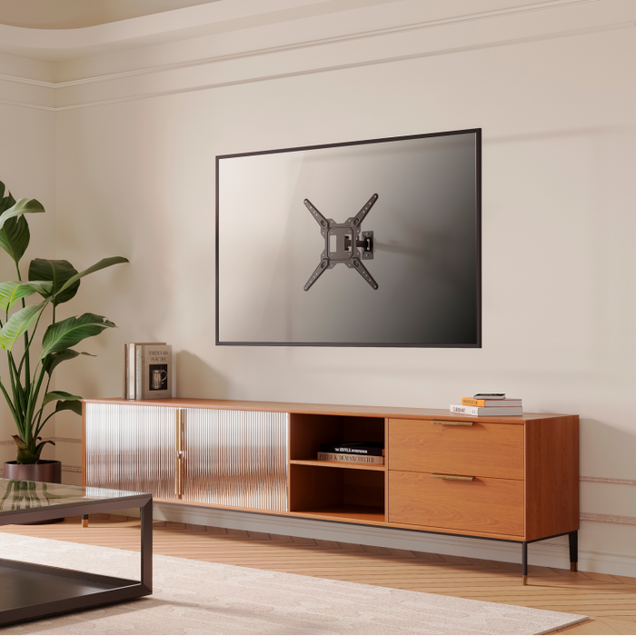Aisens Soporte de Pared WT55TSE-151 Giratorio e Inclinable para TV de 23-55 pulgadas