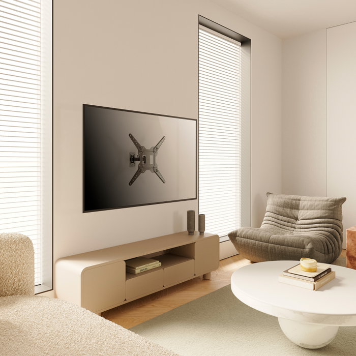 Aisens Soporte de Pared WT55TSE-151 Giratorio e Inclinable para TV de 23-55 pulgadas