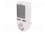 ORNO Voltímetro calculadora de energía con pantalla LCD Schuko OR-WAT-435