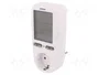 ORNO Voltímetro calculadora de energía con pantalla LCD Schuko OR-WAT-435