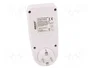 ORNO Voltímetro calculadora de energía con pantalla LCD Schuko OR-WAT-435