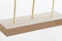 DKD Home Decor Decoración Madera Espejo 28x7x36 Natural