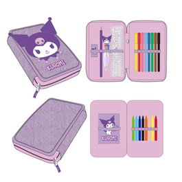 Cerdá Plumier con Accesorios Hello Kitty y Kuromi 2 Compartimentos
