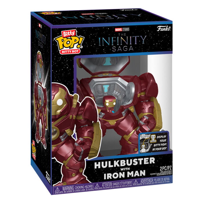Funko Marvel Bitty POP! Bots Hulkbuster con Iron Man Funko Marvel Bitty POP! Bots Hulkbuster con Iron Man