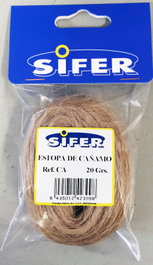 Cuerda de estopa de cáñamo 20 g