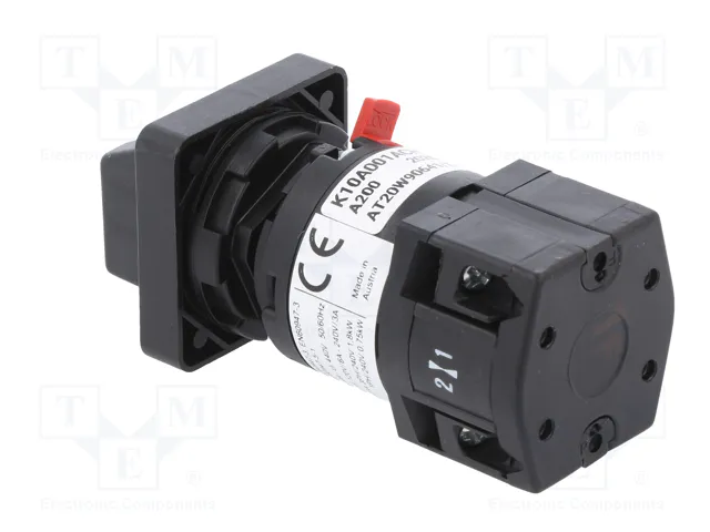 SCHNEIDER ELECTRIC Interruptor de leva 10A 0-1 gris y negro