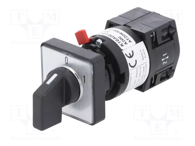 SCHNEIDER ELECTRIC Interruptor de leva 10A 0-1 gris y negro