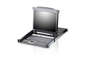 Aten CL5708M-ATA-SG Switch KVM LCD 17" 8 Puertos con Teclado Español, Soporte USB Periférico, Modo Difusión, Daisy Chain y Consola Externa (USB - PS/2 VGA)