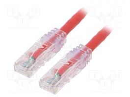 PANDUIT Patch cord Cat 6 U/UTP TX6™ PLUS 1m rojo