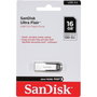 SanDisk Cruzer Ultra Flair 16 GB USB 3.0 Plata
