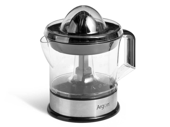 Argon Exprimidor de Acero Negro 40W - 19 x 20.5 x 14.2 cm (Set de 8)