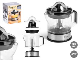 Argon Exprimidor de Acero Negro 40W - 19 x 20.5 x 14.2 cm (Set de 8)