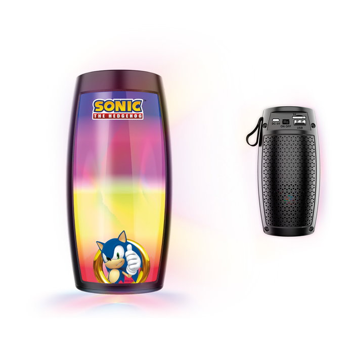 Reig Altavoz Bluetooth Sonic con Luces LED y entrada USB