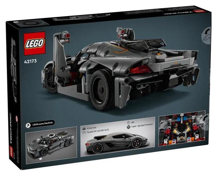 LEGO Technic Hipercoche Koenigsegg Jesko Absolut Gris 42173