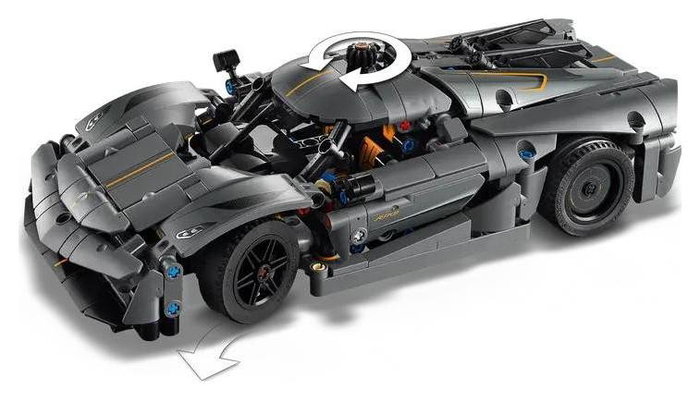 LEGO Technic Hipercoche Koenigsegg Jesko Absolut Gris 42173
