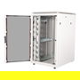 ROLINE 26.21.0054 Bastidor Rack de Red 19 Pulgadas 26U 800x1000 BxT, 600kg Capacidad, Puerta de Vidrio Gris, Acero, Patas Ajustables