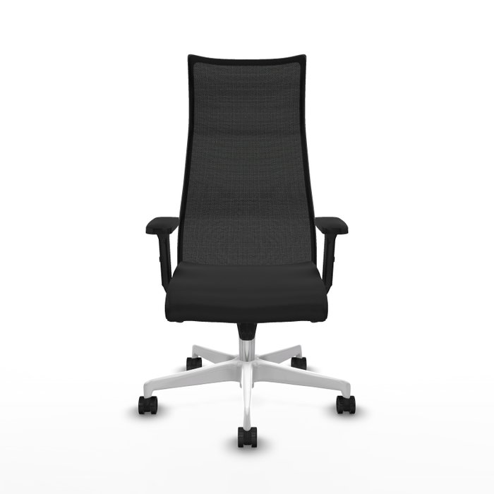PIQUERAS Y CRESPO Sillón Albacete con Mecanismo Sincro, Similpiel Negro y Base Blanca PIQUERAS Y CRESPO Sillón Albacete con Mecanismo Sincro, Similpiel Negro y Base Blanca