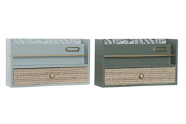DKD Home Decor Organizador de Cajón Green Home Surtido de 2 Unidades
