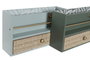 DKD Home Decor Organizador de Cajón Green Home Surtido de 2 Unidades