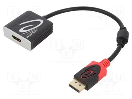 DeLOCK Adaptador DisplayPort a HDMI 4K 60 Hz 0,2 m Negro