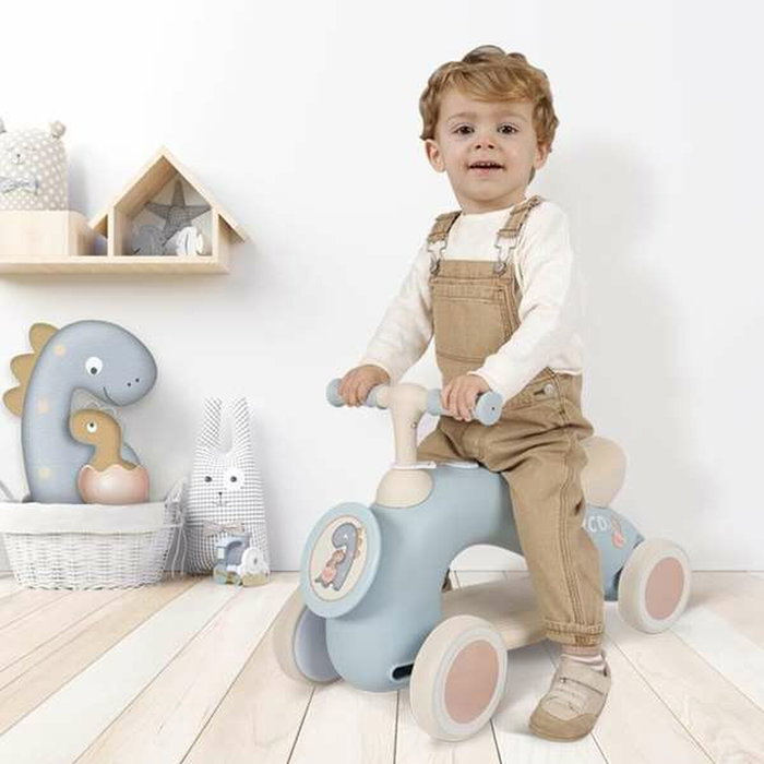 Decuevas Mi Primer Correpasillos Coco con Ruedas de Goma y Cinta de Arrastre