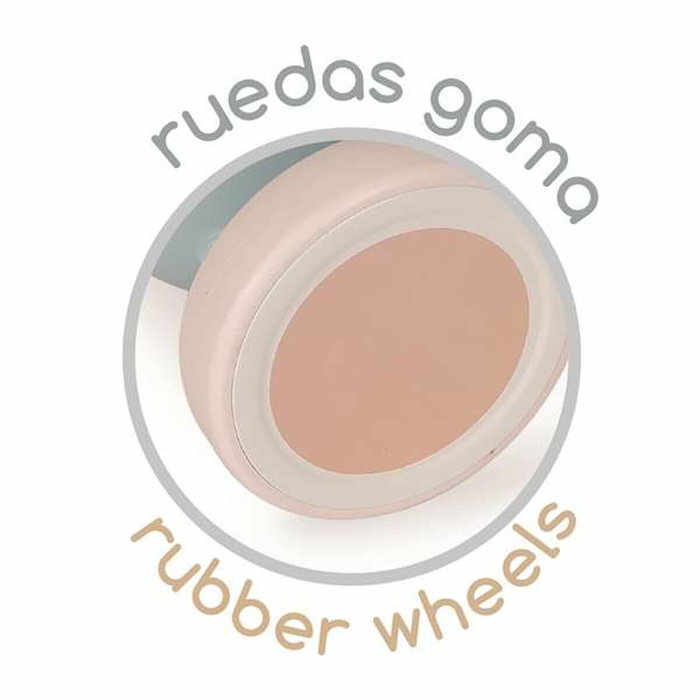Decuevas Mi Primer Correpasillos Coco con Ruedas de Goma y Cinta de Arrastre