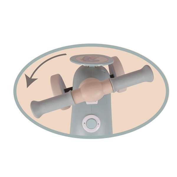 Decuevas Mi Primer Correpasillos Coco con Ruedas de Goma y Cinta de Arrastre 60x27x42 cm