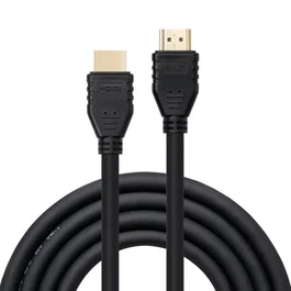Lindy 37315 Cable HDMI 0.5m Tipo A Estándar - HDMI 2.1, 4K@60Hz, 18 Gbps, 8K HDR, DTS:X, Dolby Atmos, Negro