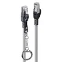 Lindy Cable de Red Cat6a S/FTP Gris 0.3m Modelo 47600 - Cobre, Halógeno Libre, RJ-45 Macho