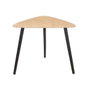 GIFTDECOR Mesa de Centro Triángulo Natural Negro