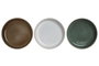 DKD Home Decor Platos de Gres Esmaltado JIAHUA 25 Surtido de 12 Piezas