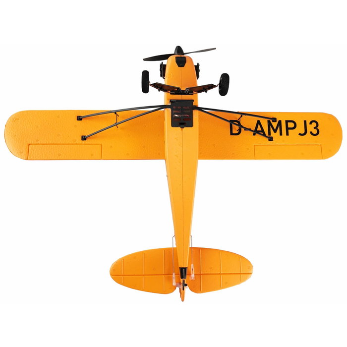 AMEWI Piper J3 Cup con Gyro 3 canales RTF amarillo