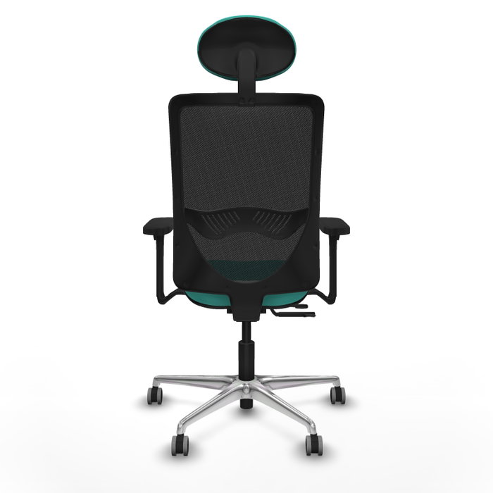 PIQUERAS Y CRESPO Silla de oficina Zulema con mecanismo Sincro/Traslack, Turquesa y Negro PIQUERAS Y CRESPO Silla de oficina Zulema con mecanismo Sincro/Traslack, Turquesa y Negro