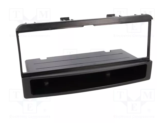 4CARMEDIA Bastidor de montaje de radio 1 DIN Negro para Ford y Mazda