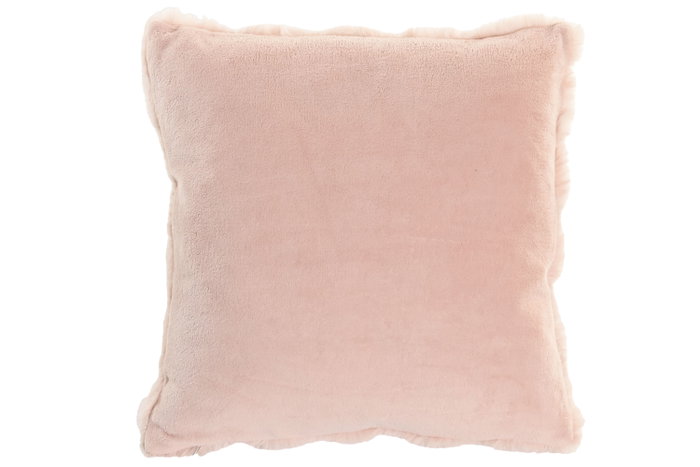 DKD Home Decor Pack de 2 Cojines Poliéster 45x45 cm Rosa Palo