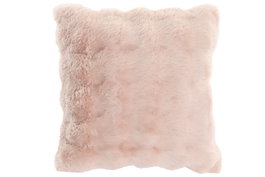 DKD Home Decor Pack de 2 Cojines Poliéster 45x45 cm Rosa Palo