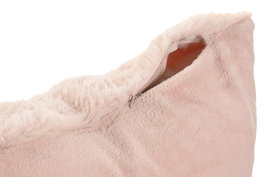 DKD Home Decor Cojin Rosa Palo 45 x 45 cm Polyester (2 Unidades)