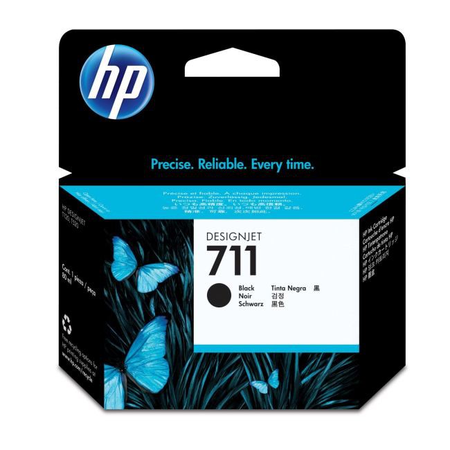 HP Cartucho de Tinta Negro 711 XL 80ml (CZ133A) HP Cartucho de Tinta Negro 711 XL 80ml (CZ133A)