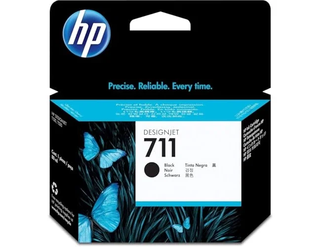 HP Cartucho de Tinta Negro 711 XL 80ml (CZ133A) HP Cartucho de Tinta Negro 711 XL 80ml (CZ133A)