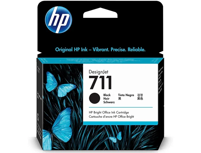 HP Cartucho de Tinta Negro 711 XL 80ml (CZ133A) HP Cartucho de Tinta Negro 711 XL 80ml (CZ133A)