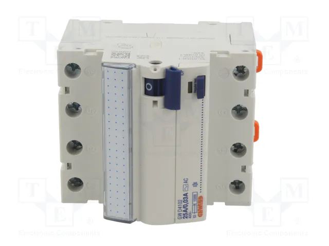 GEWISS RCCB Interruptor diferencial 25A 30mA 4 polos