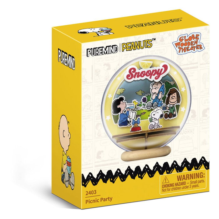 Peanuts Puremind Maqueta Wooden Theater Globe Picnic Party