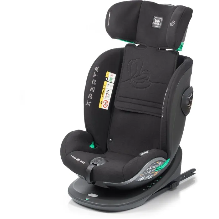 Babyauto Silla de Coche XPERTA, Grupo 0/1/2/3 (40-150 cm), I-Size, Giratoria, Reclinable, con Reductor, Antracita
