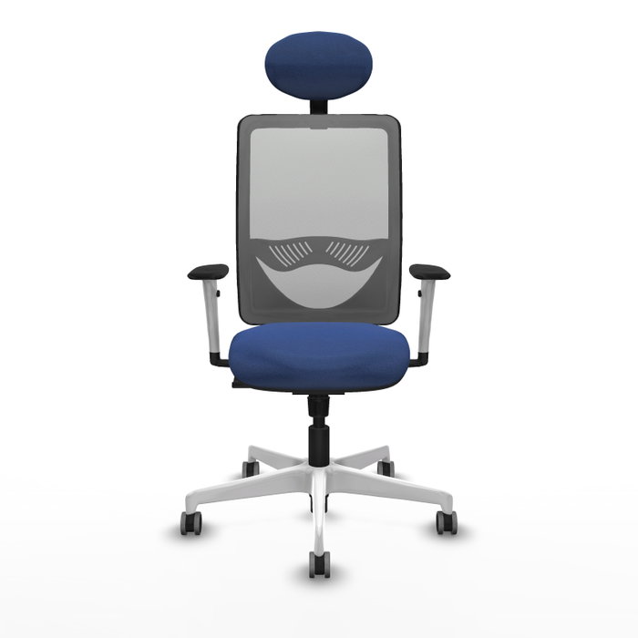 PIQUERAS Y CRESPO Silla de oficina Zulema Azul marino y Gris PIQUERAS Y CRESPO Silla de oficina Zulema Azul marino y Gris