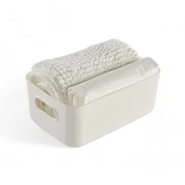 Today Conjunto de ducha con cesta, tapete y cortina - Blanco