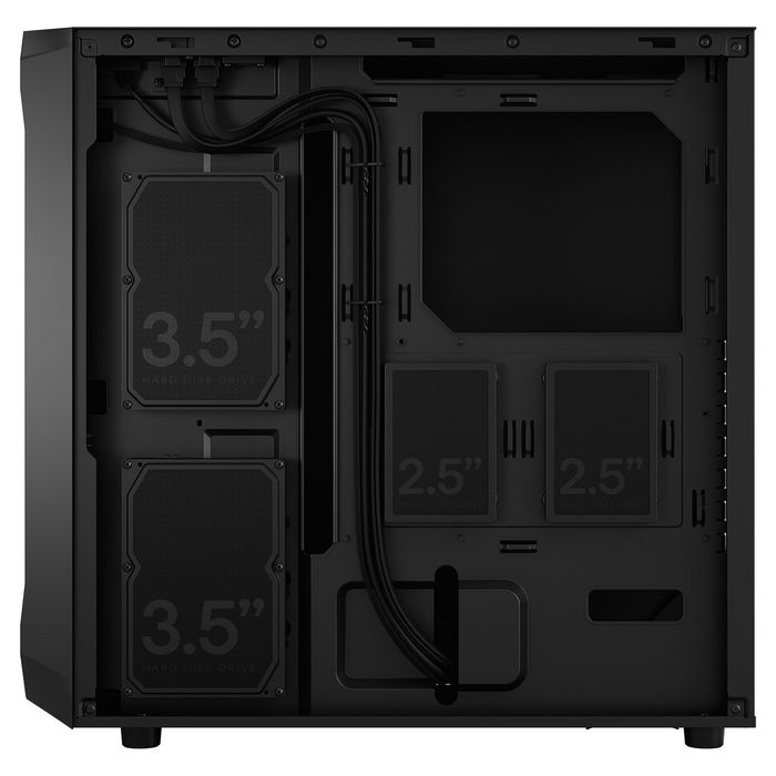 Fractal Design Focus 2 Caja de PC Negra ATX Micro-ATX Mini-ITX Acero